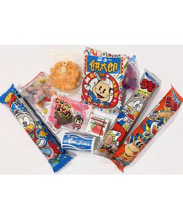 Samurai Kid Dagashi Set - Japanese Snack Assortment 30pc with Sticker - Buy Online on GoSupps.com
