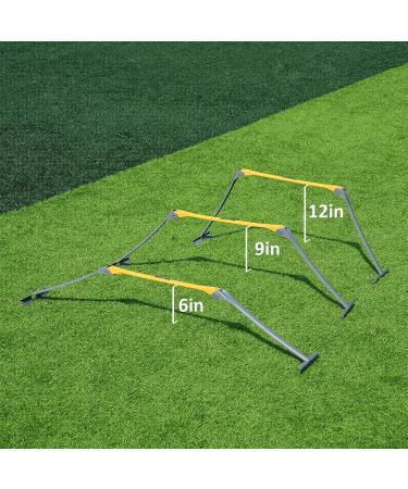 PodiuMax Portable Height Adjustable Sports Training Hurdle - Lightweight & Foldable Design (6 Pack) - Buy Online on GoSupps.com
