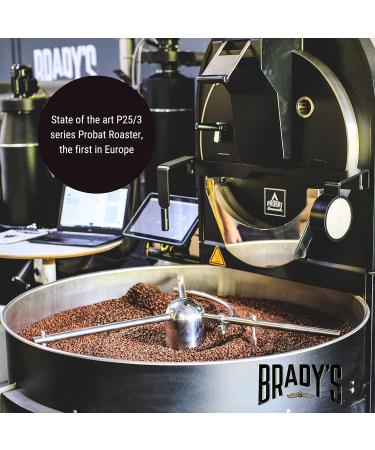 Brady's Irish Barrel Aged Ground Coffee 1kg - 100% Arabica Coffee - Hand Roasted Perfect Morning or After-Dinner Coffee - Vegan Alcohol-Free Gluten-Free Speciality Coffee - Buy Online on GoSupps.com