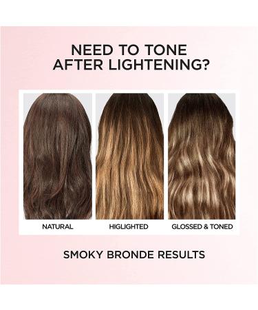L'Oreal Paris Le Color Gloss In-Shower Toning Hair Gloss - Neutralizes Brass, Conditions, Boosts Shine - Smoky Bronde, 4 oz - Buy Online on GoSupps.com