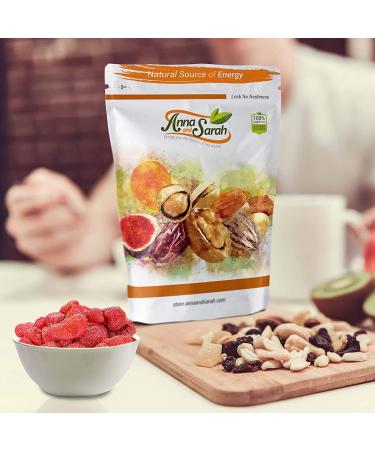 Anna and Sarah 1 Lb Dried Strawberries in Resealable Bag - Premium Quality - Buy Online on GoSupps.com