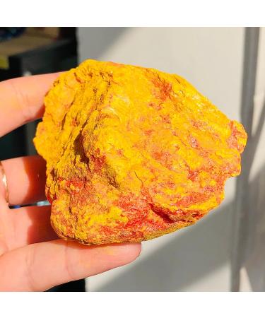 Natural Crystal Rough Beautiful Natural Orpiment Arsenic Sulfide Crystal Specimen (Color : 240-280g) - Buy Online on GoSupps.com