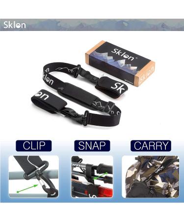 Sklon Ski Strap and Pole Carrier with Boot Strap | Effortlessly Transport Your Ski Gear Anywhere - Buy Online on GoSupps.com