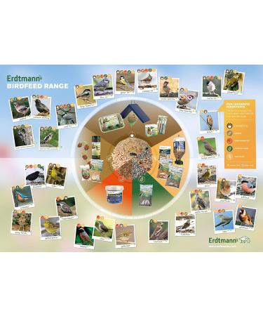 Erdtmanns 60 Meisenkn del - Premium Wild Bird Fruit Feed | High Fruit Content & Eco-Friendly Ingredients - Buy Online on GoSupps.com
