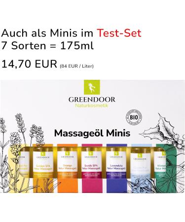 Greenendoor Savings Pack Massage Oil 500ml - Organic Jojoba & Apricot Kernel Oil for Relaxing Spa Experience | Best Natural Body Oil & Gifts - Buy Online on GoSupps.com