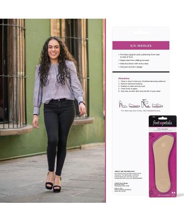 Foot Petals Women's Insole Comfort Cushion - Khaki, One Size - Buy Online on GoSupps.com