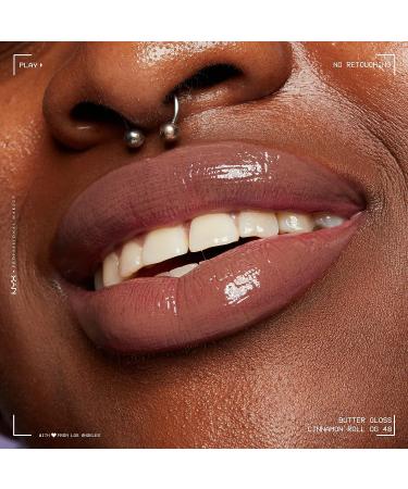 Nyx Professional Makeup Butter Gloss Brown Sugar Cinnamon Roll - 0.27 Fl Oz (Grey Brown) | Non-Sticky Lip Gloss - Buy Online on GoSupps.com