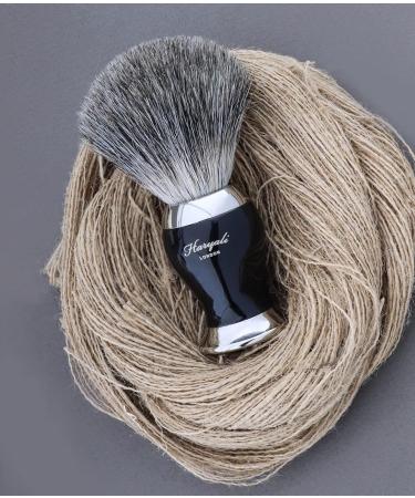 Haryali London 5 Pc Men's Shaving Set - Double Edge Safety Razor, Synthetic Hair Brush, Shaving Soap, Bowl & Stand in Black - Grooming Kit Gift - Buy Online on GoSupps.com
