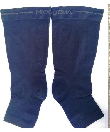 Premium Unisex Knee-High Compression Socks for Calves 66-78.7 cm - Open Toe Terry Footbed & Foot Vault Support - Buy Online on GoSupps.com