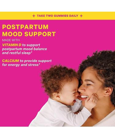 Pink Stork Postpartum Mood Gummies - Postnatal Vitamins for Women - Hormone Balance & Immune Support - 60 Lemon Drop Gummies - Buy Online on GoSupps.com