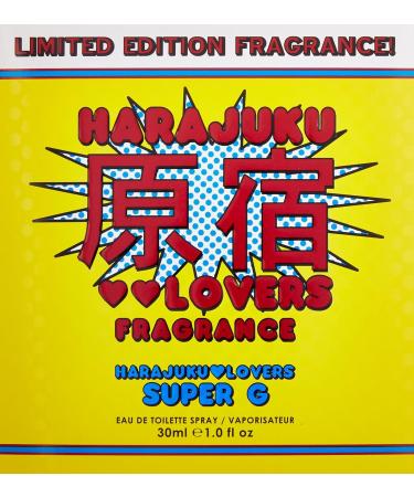 Gwen Stefani Harajuku Lovers Super G Eau De Toilette Spray Limited Edition for Women 1 Ounce - Buy Online on GoSupps.com