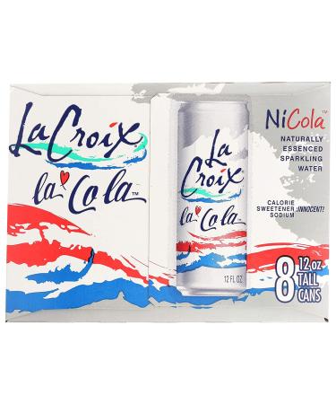 La Croix Cola Sparkling Water - 12 Fl Oz (Pack of 8) | Refreshing Carbonated Beverage - Buy Online on GoSupps.com