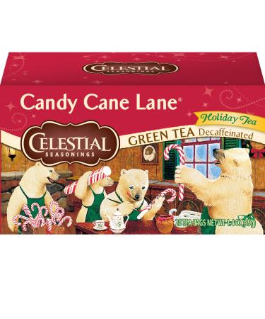 Candy Cane Lane Lot de 20 sachets de th d caf in Vert