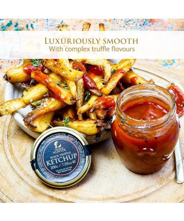 TruffleHunter Black Truffle Ketchup 200g - Gourmet Food Seasoning - Buy Online on GoSupps.com