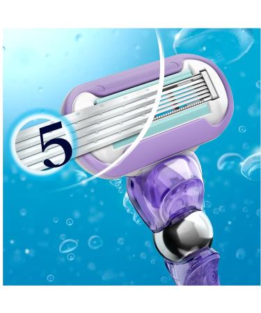 Gillette Venus Extra Smooth Swirl Razor Blades for Women - 3 Replacement Blades with Moisture Strip for Skin Protection | International Shipping - Buy Online on GoSupps.com