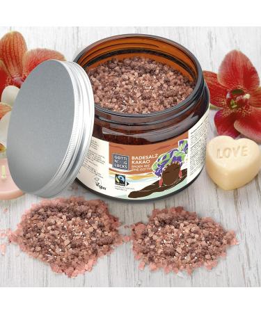 Goddess of Luck Bath Salt - Vegan Fairtrade Bath Crystals in Glass - Natural 450g Bath Additive for Relaxation - Buy Online on GoSupps.com