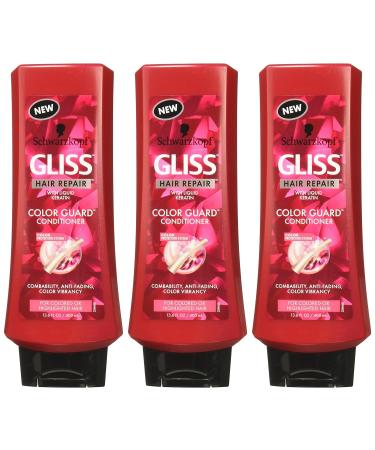 GLISS Hair Repair Conditioner Color Guard 13.6 oz - Pack of 3 - Buy Online on GoSupps.com