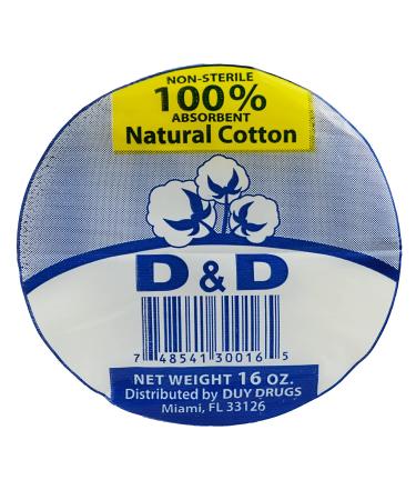 16oz Non-Sterile Natural Cotton Roll | 100% Absorbent | Premium Quality - Buy Online on GoSupps.com
