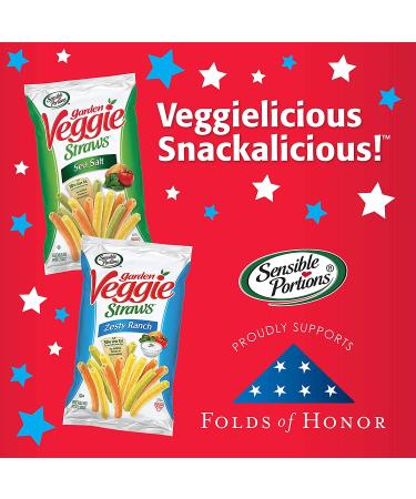 Sensible Portions Garden Veggie Chips Sea Salt - 1 Oz (Pack of 24) | Healthy Snack - Buy Online on GoSupps.com