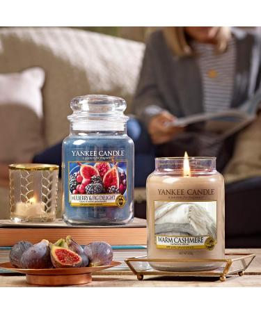 Yankee Candle Warm Cashmere - Long Burning 150 Hours Large Fragrance Candle in Glass - Buy Online on GoSupps.com