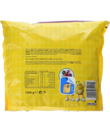 Peanut M&M's Party Bulk Bag 1kg | Perfect Movie Night Snacks to Share - Buy Online on GoSupps.com