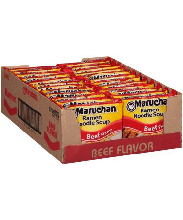 Maruchan Ramen Beef Flavor 3 oz 12 ct - Buy Online on GoSupps.com