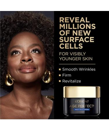 L'Oreal Paris Age Perfect Cell Renewal Day Moisturizer SPF 25 - Anti-Aging Antioxidant Complex | Smooths Wrinkles, Firms & Creates Radiant, Youthful Skin | Dermatologist Tested | 1.7 oz - Buy Online on GoSupps.com