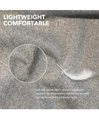Harrison Howard Super Comfort Stretchy Fly Mask - UV Protection Large Eye Space Breathable Gray - X-Large - Buy Online on GoSupps.com