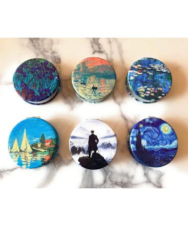 Cute Pill Organizer - Small Round Pocket Size Pill Box for Vitamins & Medicine | Unique Gift for Dad | International Shipping Available - Buy Online on GoSupps.com