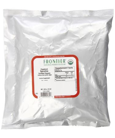 Frontier Natural Products Organic Spirulina Powder 16 oz (453 g)