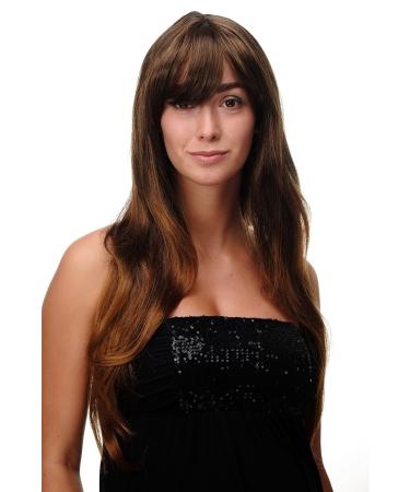 WIG ME UP - 3111-2T30 Wig brown black-brown-copper-brown mix long parting sexy long-haired straight Wig 70 cm