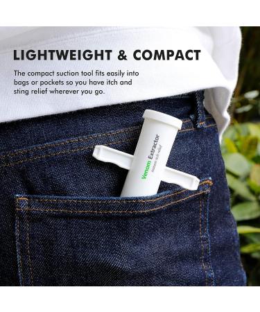 Yilador Bite Itch Relief Suction Tool (2 Pack) - Premium Mos-quito/Was-p Venom Extractor for Instant Itch Relief - Kids Friendly (White, 2 Count) - Buy Online on GoSupps.com