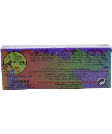 Mr. Pumice PUMI Bar Purple - Set of 4 Pumice Bars for Smooth, Soft Feet - Buy Online on GoSupps.com