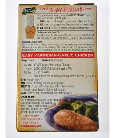 Good Seasons Italian Salad Dressing & Recipe Mix - 4 Sachets (79.3g) - Buy Online on GoSupps.com