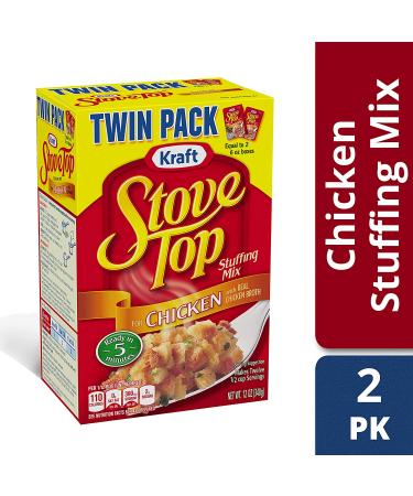 Kraft Stove Top Twin Pack Chicken Stuffing Mix - 12 oz Box - Buy Online on GoSupps.com