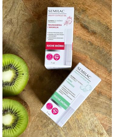 Semilac Cuticle and Nail Oil Kiwi Mango 7ml - Buy Online on GoSupps.com