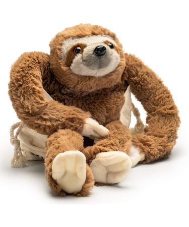 Heating Pad for Cramps - Weighted Sloth Stuffed Animal - Microwavable Pain Relief for Period Cramps - Giftable Sloth in Canvas Bag - Buy Online on GoSupps.com