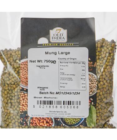 Old India Mung Large 750g - Premium Quality Lentils for Cooking - Buy Online on GoSupps.com