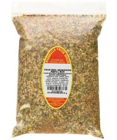 Marshalls Creek Spices Refill Pouch No Salt Crab Boil Seasoning XL 22 Ounce