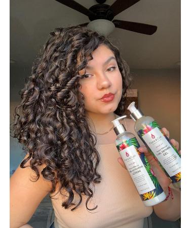 Flora & Curl Sweet Hibiscus Curl Activating Lotion 10.5oz - For Kinky & Curly Hair - Buy Online on GoSupps.com