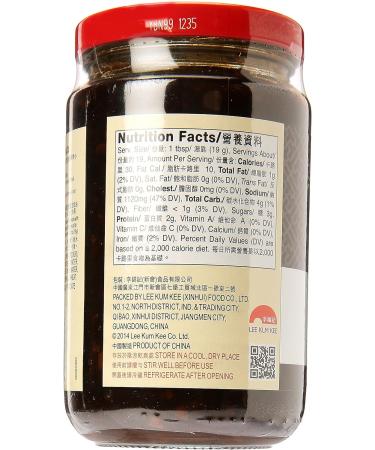 Lee Kum Kee Black Bean Garlic Sauce 368g - Authentic Chinese Flavors (Pack of 1) - Buy Online on GoSupps.com