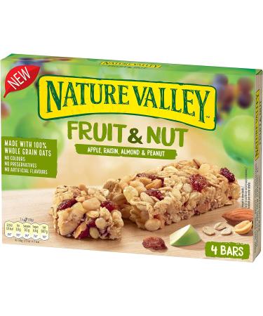 Nature Valley Fruit & Nut Apple Raisin Almond & Peanut Bars 120g - Buy Online on GoSupps.com