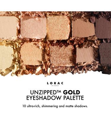 Lorac Unzipped Gold Eye Shadow Palette & Mini Primer | Shop Now - Buy Online on GoSupps.com