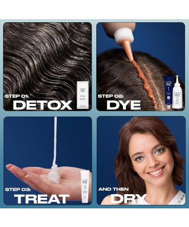 Clairol Nice n Easy Pure Brunettes Hair Colour | Pure and Rich Brown Tones | Smooth Natural Hair Colour | With Pre-Colour Serum | 100% Grey Coverage | 6.5PB Lightest Latte Brown| Permanent Hair Dye - Buy Online on GoSupps.com