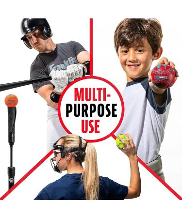 Franklin Sports Pro Brite Neon Rubber Teeball 2-Pack - MLB Youth Tball for Baseball & Softball - Buy Online on GoSupps.com