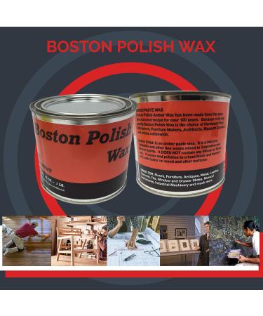 Buy Boston Polish Amber Paste Wax 16 oz | Premium International Shipping | Quality Polish for Natural Finishes - Buy Online on GoSupps.com