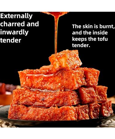 MKSDDF Chinese snacks Asian snacks spicy dried tofu spicy latiao strips tiger skin dried tofu soy products 13 g* 20 packs mixed pack Mixed pack - Buy Online on GoSupps.com