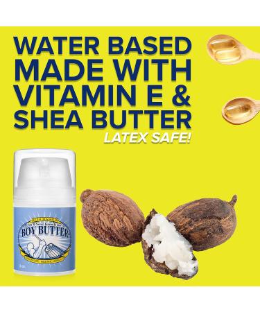 Boy Butter H2O Formula Water Based Lubricant Personal Lubricants for Privacy with Vitamin E and Shea Butter Non-Sticky Washable and Clear Non-Staining Lube Made in the USA 2oz H2O 59 ml (Pack of 1) - Buy Online on GoSupps.com