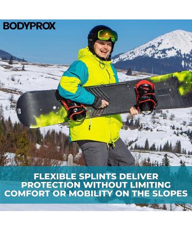 BODYPROX Impact Wrist Guards (1 Pair) | Small Size for Snowboarding, Skating, Rollerblading | Sports Protection - Buy Online on GoSupps.com