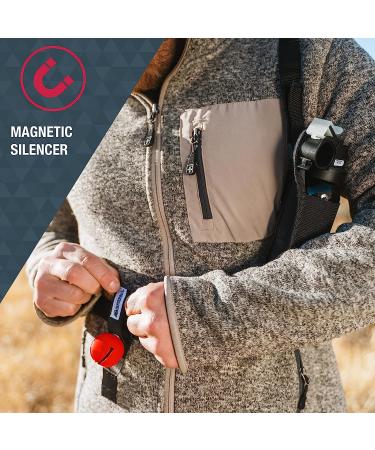 SABRE Frontiersman Bear Bell with Magnetic Silencer | Durable Hook and Loop Attachment - Buy Online on GoSupps.com